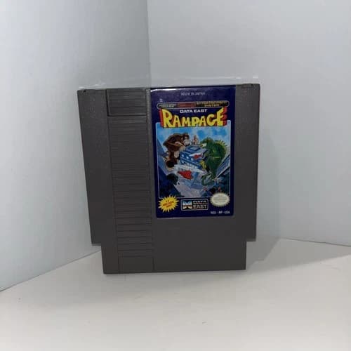Rampage Nintendo NES 1988 Tested Working #1 Arcade Hit NTSC US/Canda Version