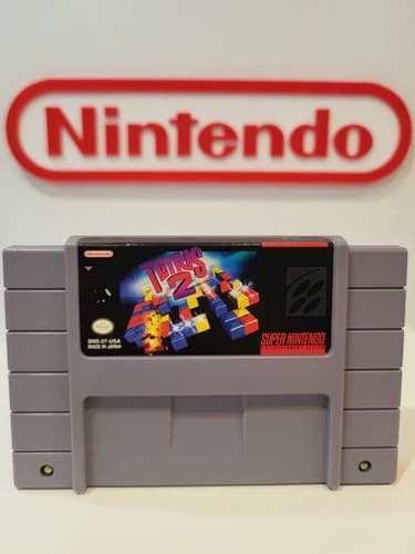 Tetris 2 (Super Nintendo SNES Game) Authentic & Tested