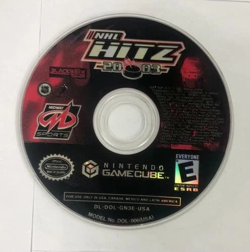 NHL Hitz 2003 (Nintendo GameCube) Disc Only