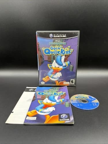 Disney's Donald Duck: Goin' Quackers - Nintendo GameCube - Complete With Manual