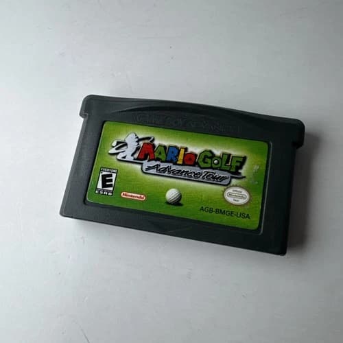 Mario Golf Advance Tour Nintendo GameBoy Advance 2004 Authentic Tested Working