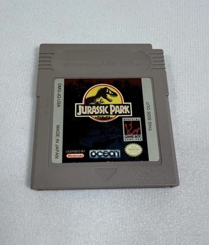 JURASSIC PARK for Nintendo GameBoy (1993) Authentic Cartridge Tested Working