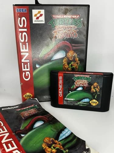 Teenage Mutant Ninja Turtles: Tournament Fighters Sega Complete CIB TESTED
