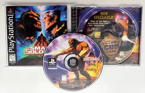 Small Soldiers (Sony PlayStation 1 PS1, 1998) COMPLETE CIB Tested & Cleaned +Reg