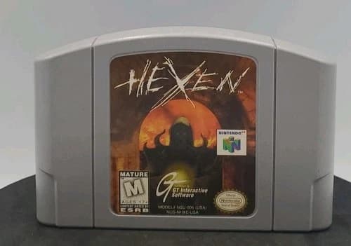 Hexen N64 Nintendo 64 Cartridge Only Authentic Tested