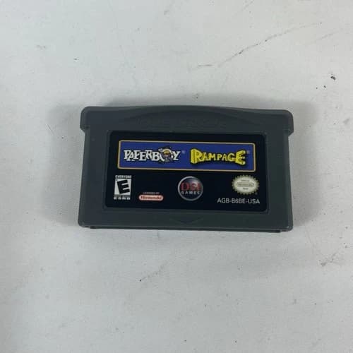 Paperboy Rampage Game Boy Advance Nintendo GBA Authentic Arcade 80s