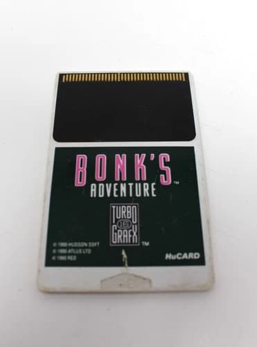 TurboGrafx-16 HuCard Bonk's Adventure HuCard Only Tested Working
