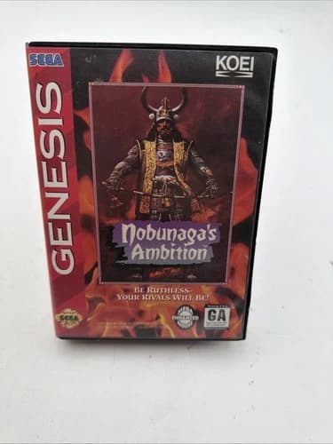 Nobunaga's Ambition Sega Genesis l TESTED WORKS