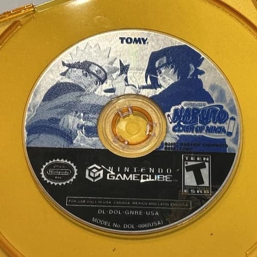Naruto: Clash of Ninja (Nintendo GameCube, 2006) Disc only tested & working