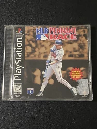 MLB Pennant Race-Sony Playstation/PS1 - CIB, Case/Disc/Manual w/Reg. Card-Tested