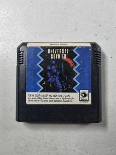Universal Soldier (Sega Genesis, 1992) CARTRIDGE ONLY Tested Works