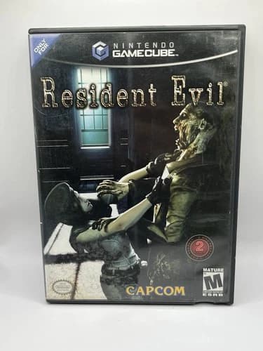 Resident Evil Remake Nintendo Gamecube CIB Complete Manual Tested Black Label