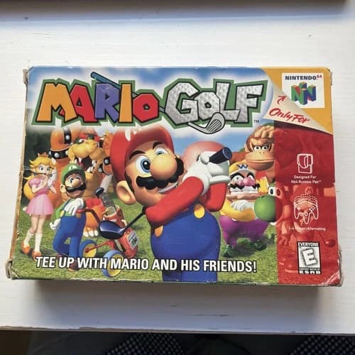 Mario Golf Nintendo 64 N64 CIB Complete Authentic - not tested