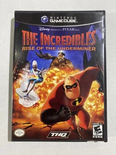 Incredibles 2 Rise of the Underminer Nintendo GameCube Complete Tested Free Ship