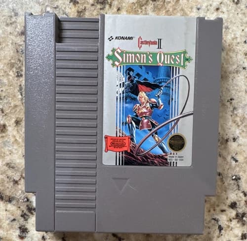 Konami Castlevania II: Simon's Quest Nintendo NES Game (US/Canada) WORKs