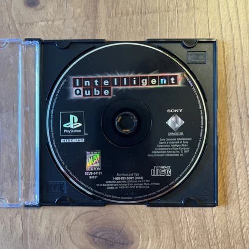 Intelligent Qube Playstation 1 PS1 Disc ONLY Sony TESTED Pristine Ships Secure