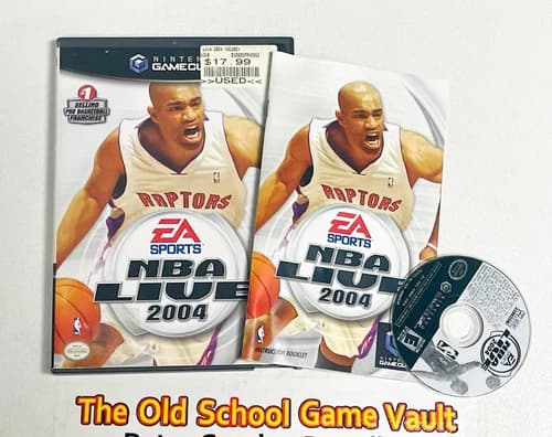 NBA Live 2004 Basketball - Complete Nintendo GameCube Game CIB