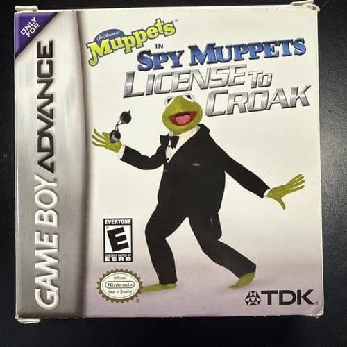 Spy Muppets: License to Croak (Nintendo Game Boy Advance GBA) CIB
