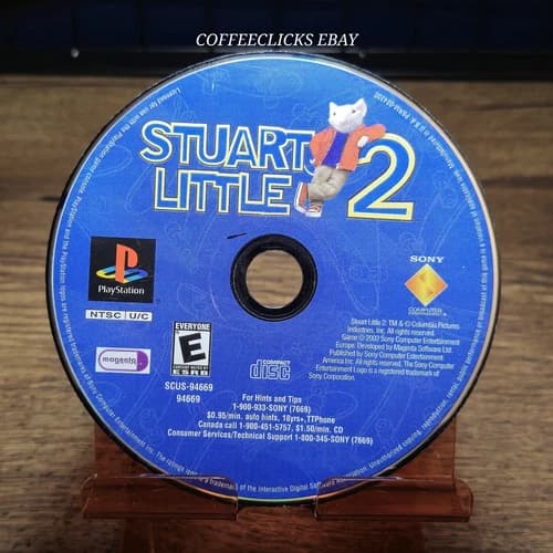 Stuart Little 2 (Sony PlayStation 1, 2002) PS1 - Game Disc Only