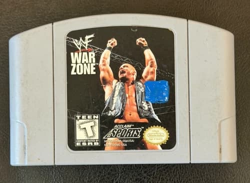 WWF Warzone N64 Authentic, Tested - Nintendo 64