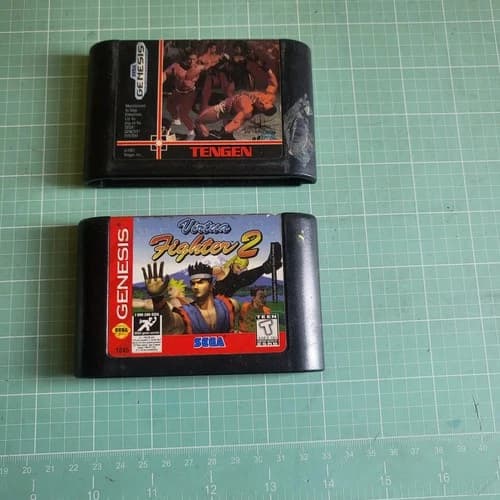 Virtua Fighter 2 Sega Genesis 1997 with Bonus Pit Fighter