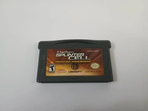 Tom Clancy's Splinter Cell Pandora Tomorrow Game Boy Advance GBA Game AUTHENTIC