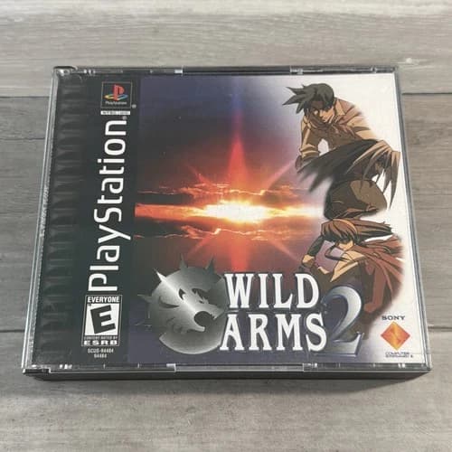 Wild Arms 2 - Ps1 Sony PlayStation 1 CIB With Manual 2-Disc Tested & Working