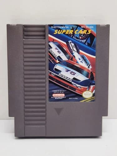 Super Cars (Nintendo Entertainment System, 1991) NES Tested Authentic