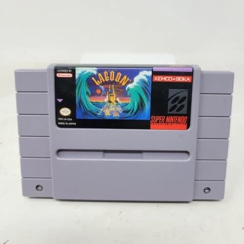 Lagoon SNES (Super Nintendo Entertainment System) Authentic Tested Working