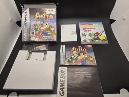 Lufia The Ruins of Lore Complete CIB with Reg Card GBA ATLUS RPG