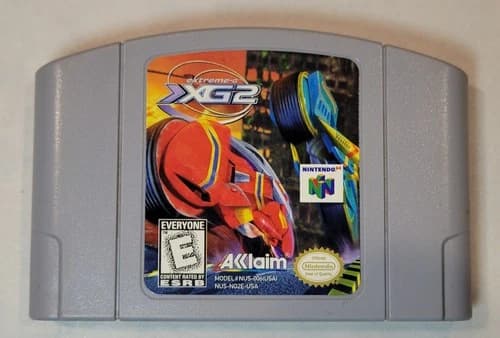1998 Extreme-G XG2 Nintendo 64 N64 Video Game Cartridge Only OEM Cart Tested