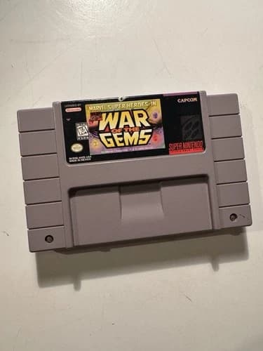 Marvel Super Heroes: War of the Gems (Super NES Nintendo SNES) 1996 Video Game