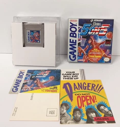 Double Dribble 5 On 5 (Nintendo Game Boy, 1991) - Nice Shape, Complete CIB!