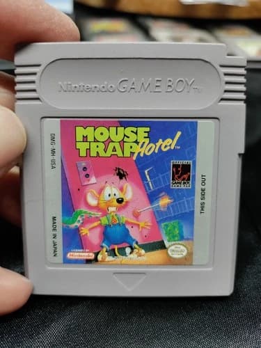 Mouse Trap Hotel Nintendo Game Boy 1991 Cartridge Works