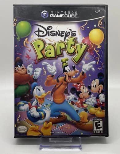 Disney's Party (Nintendo GameCube, 2003) Complete With Manual