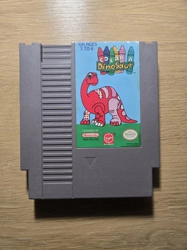 NES Color A Dinosaur Nintendo Game