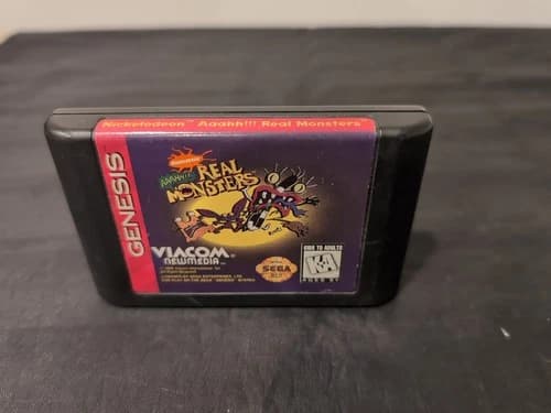 Nickelodeon Aaahh Real Monsters (Sega Genesis) Cartridge Only