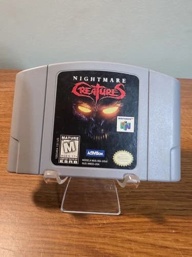 Nightmare Creatures N64 ***AUTHENTIC, TESTED AND WORKING* Vintage Cartridge Only