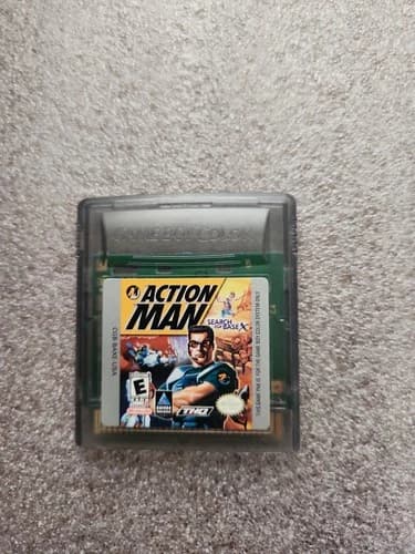 Action Man: Search for Base X (Nintendo Game Boy Color, 2001) Tested and Working