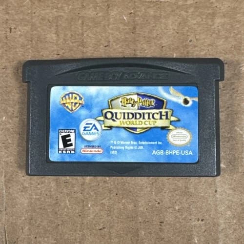 Harry Potter Quidditch World Cup Nintendo Game Boy Advance GBA Cartridge Tested