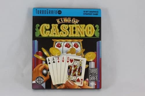 TurboGrafx 16 King of Casino Complete in Box