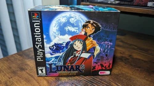 LUNAR 2 ETERNAL BLUE COMPLETE PlayStation PS1 2000 100% Complete VG Condition