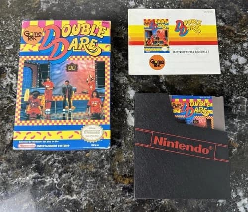 Double Dare (Nintendo Entertainment System, NES 1990) COMPLETE CIB TESTED NICE!!