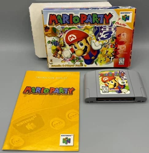 Mario Party Nintendo 64 N64 CIB Complete W/ Manual Authentic