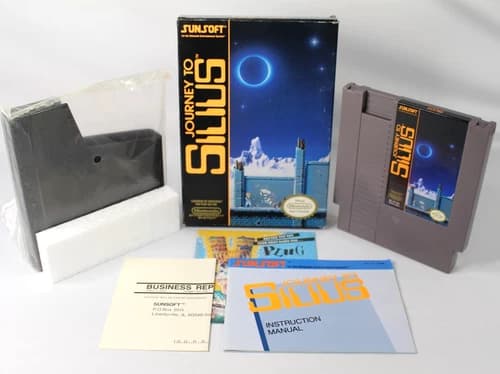 Journey to Silius NES Nintendo Complete CIB Great Condition w/ RARE REG CARD!
