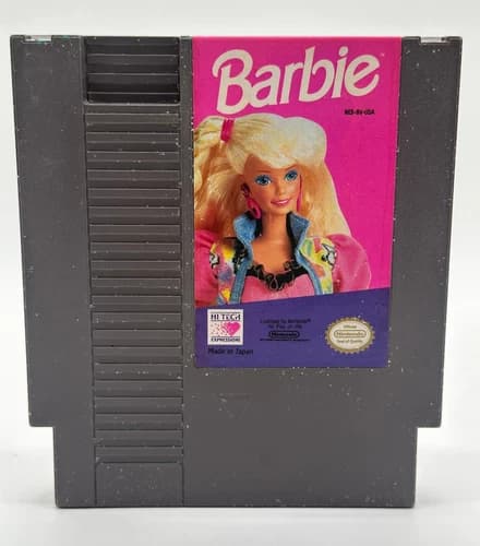 Barbie (Nintendo Entertainment System, 1991, NES) TESTED & WORKS