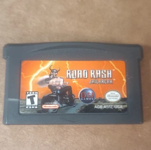 Road Rash: Jailbreak Nintendo Game Boy Advance DSI Games T-Teen NTSC-U/C