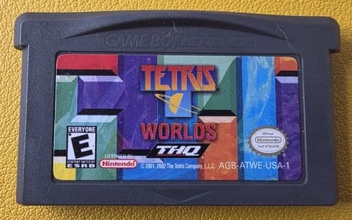 Tetris Worlds (2002).Nintendo Game Boy Advance GBA Cartridge Only Tested Working
