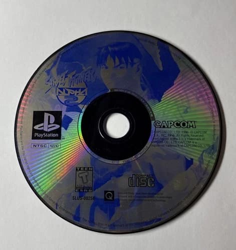 Street Fighter Alpha 2 Sony PlayStation PS1 Game Disc Only Capcom NTSC U/C F