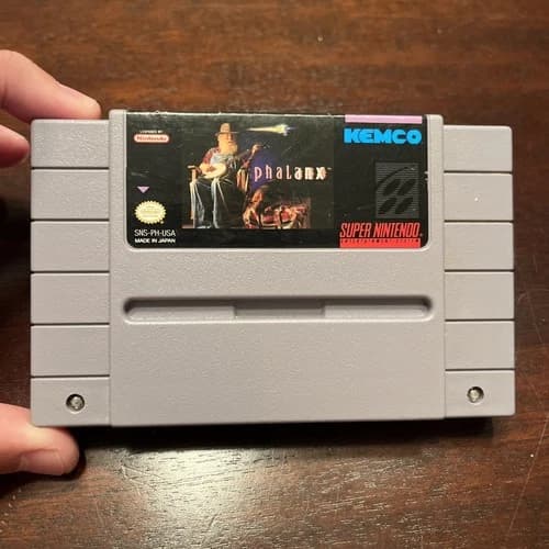 Phalanx Super Nintendo SNES 1992 Authentic Cartridge Only